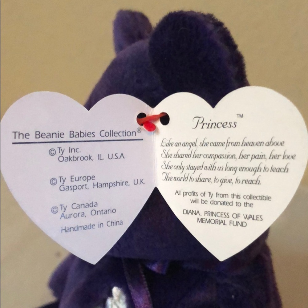 Princess Dianna Ty The Beanie Babies Collection - Picture 5 of 8